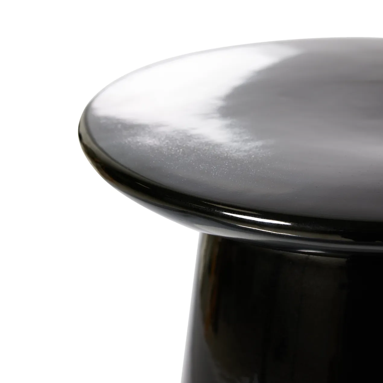 Bijzettafel Earthenware M black