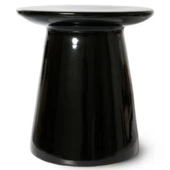 Bijzettafel Earthenware M black