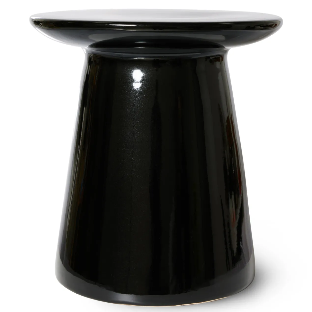 Bijzettafel Earthenware M black