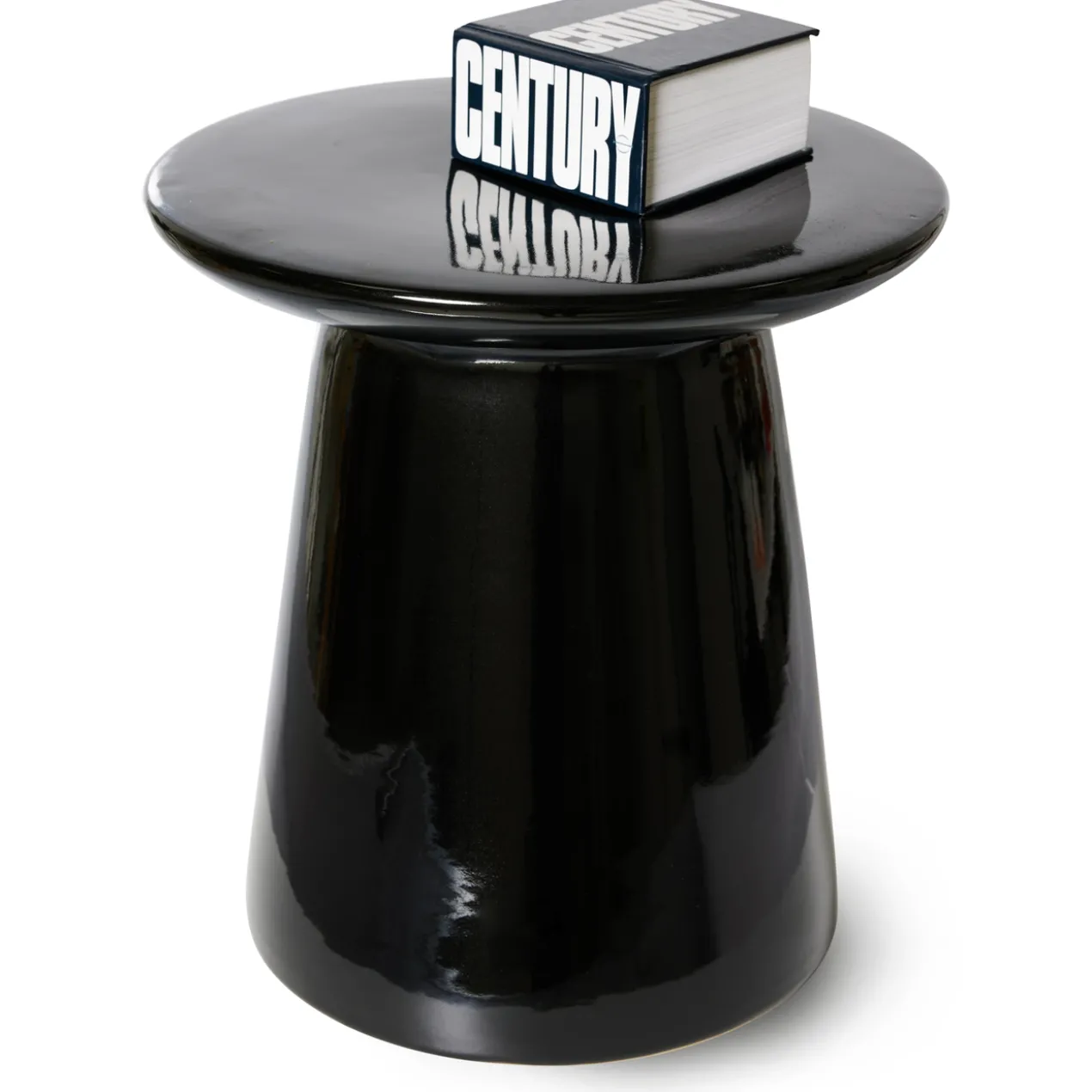 Bijzettafel Earthenware M black