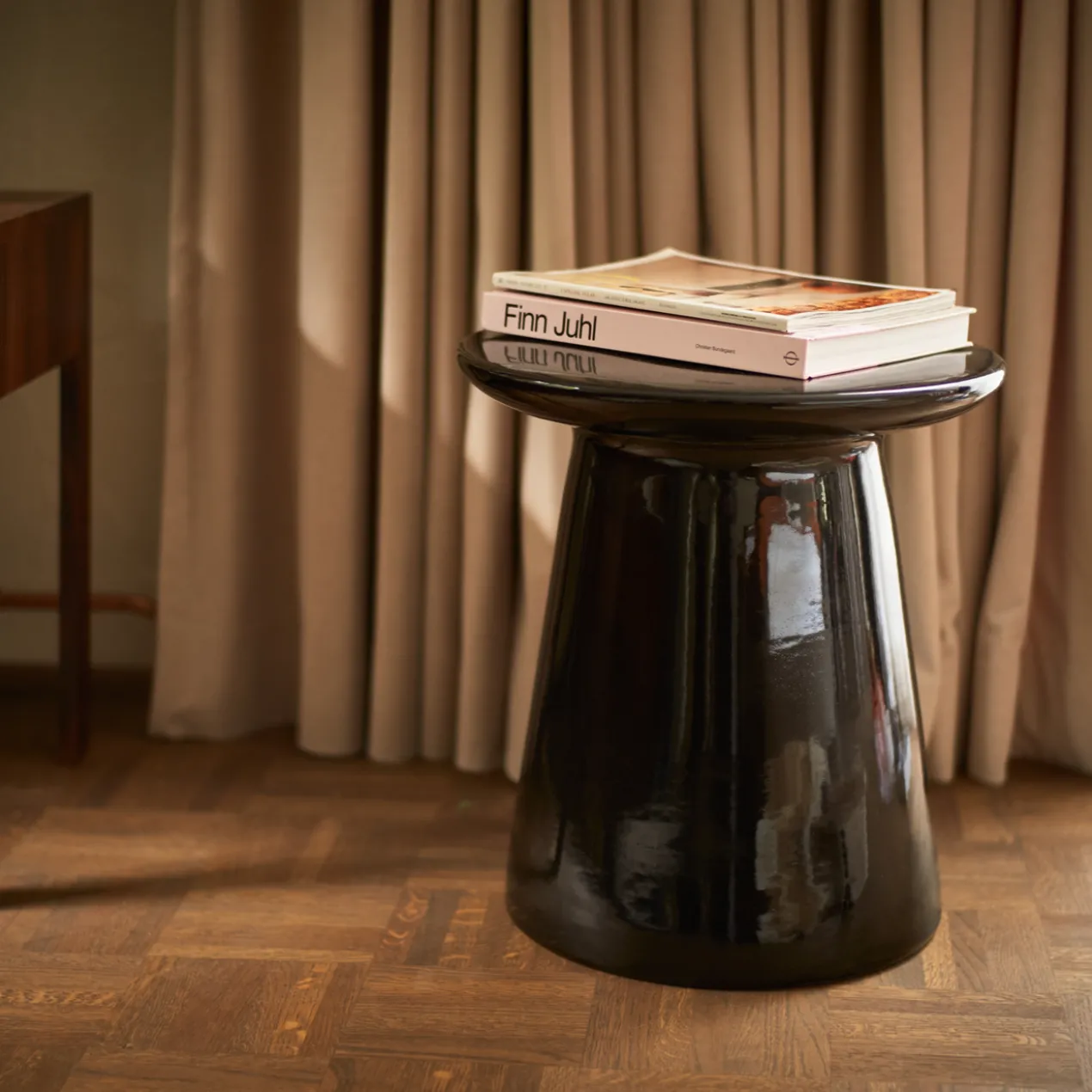 Bijzettafel Earthenware M black