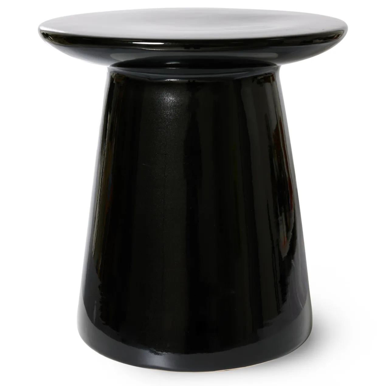 Bijzettafel Earthenware M black