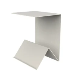 Bijzettafel Folda 30x35 cm wit