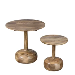 Bijzettafel Katwijk naturel - set van 2