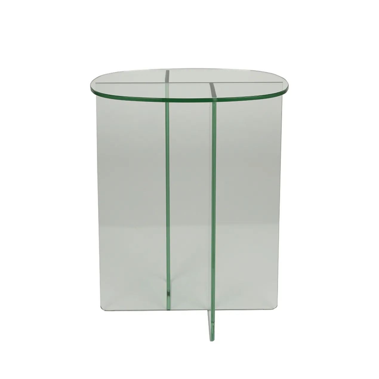 Bijzettafel Linea transparant