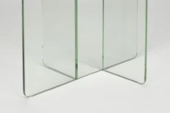 Bijzettafel Linea transparant