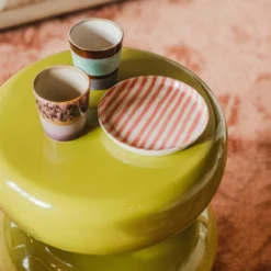 Bijzettafel Mala glossy green