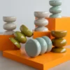 Bijzettafel Mala glossy orange
