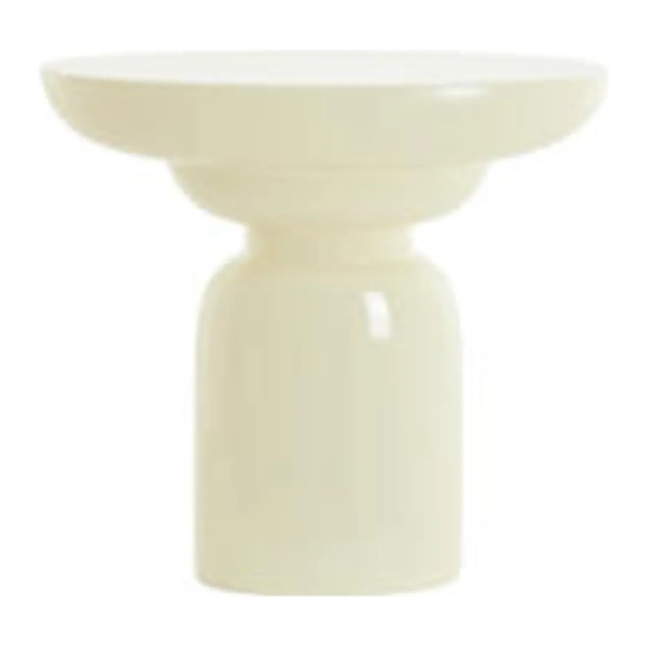 Bijzettafel Mancilla shiny creme