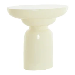 Bijzettafel Mancilla shiny creme