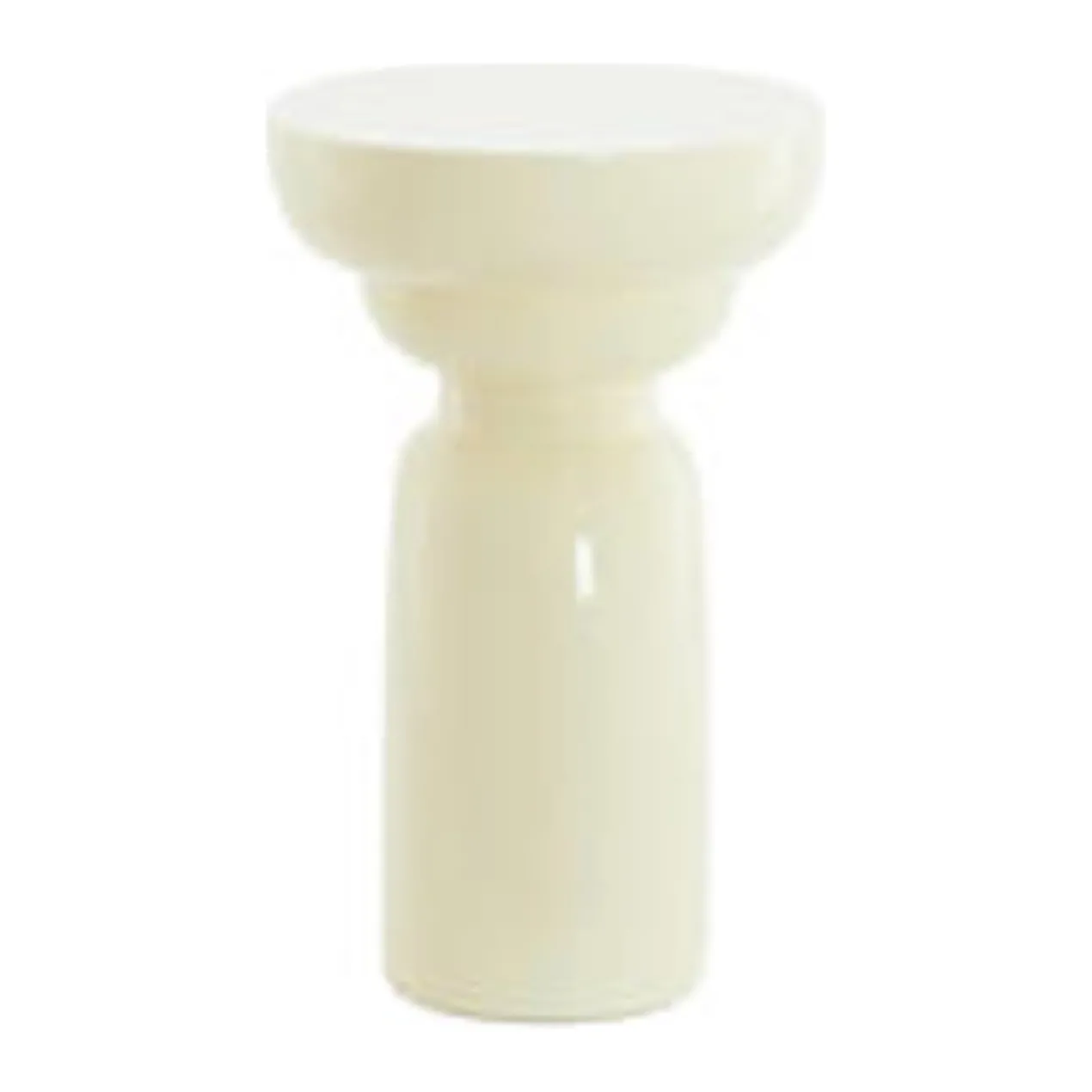 Bijzettafel Mancilla shiny creme