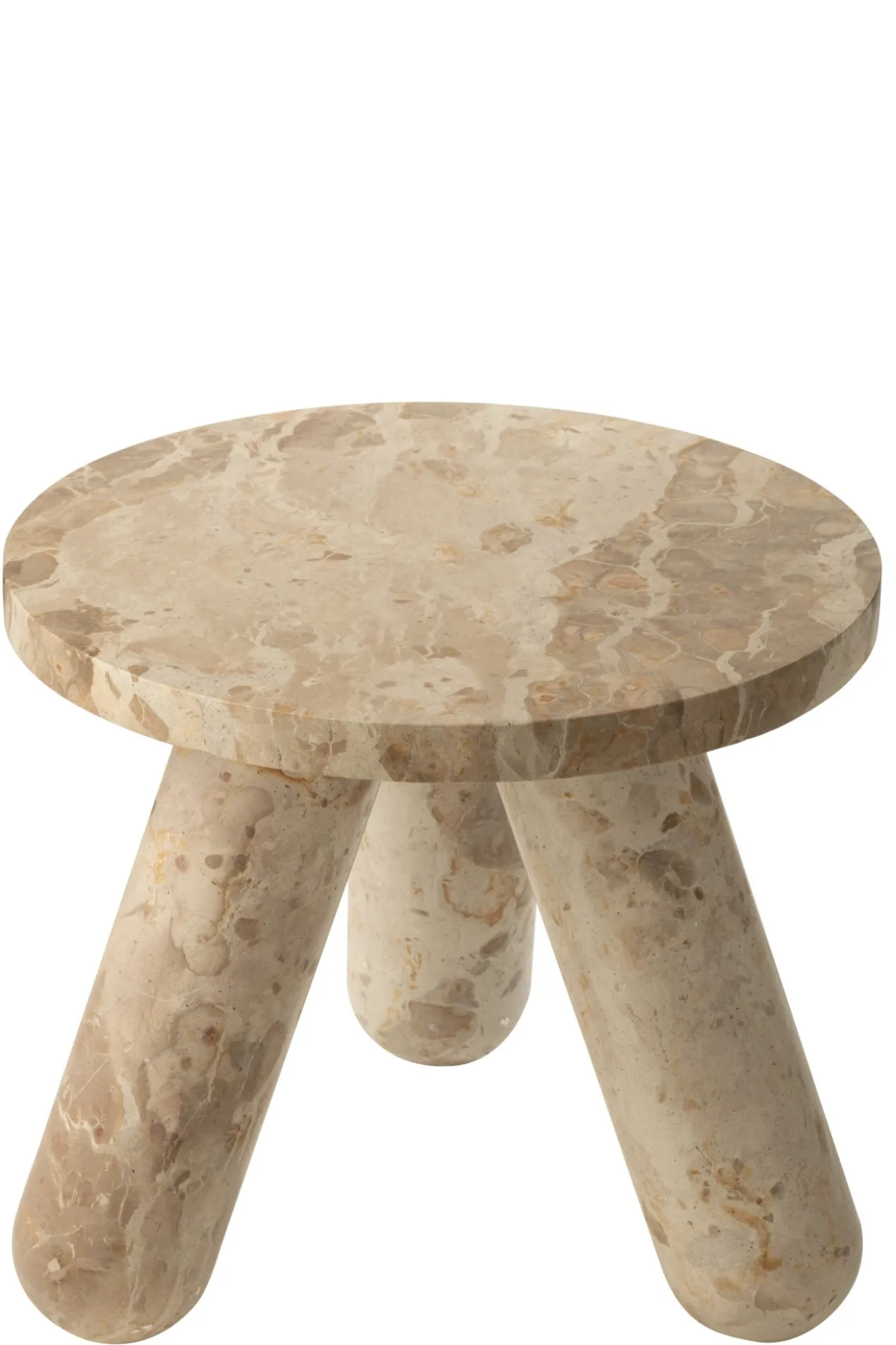 Bijzettafel Marmer beige
