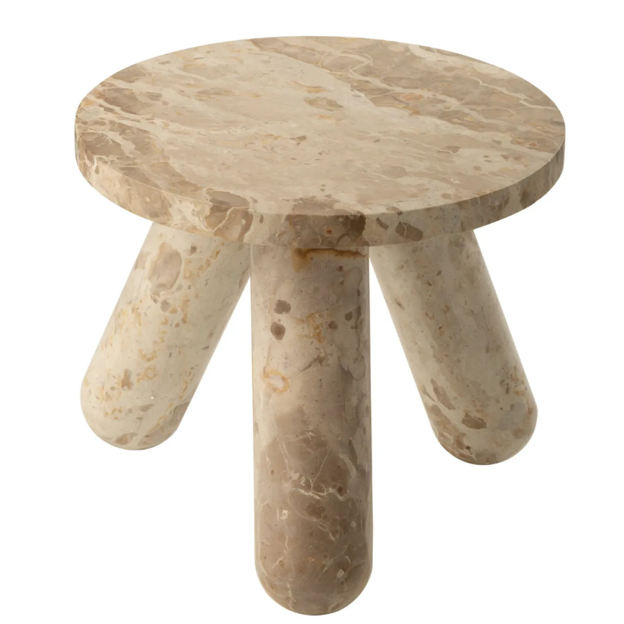 Bijzettafel Marmer beige