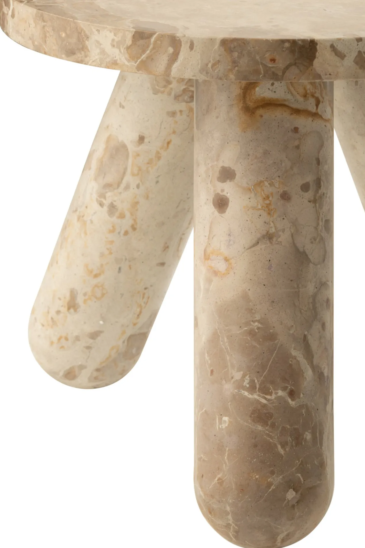 Bijzettafel Marmer beige