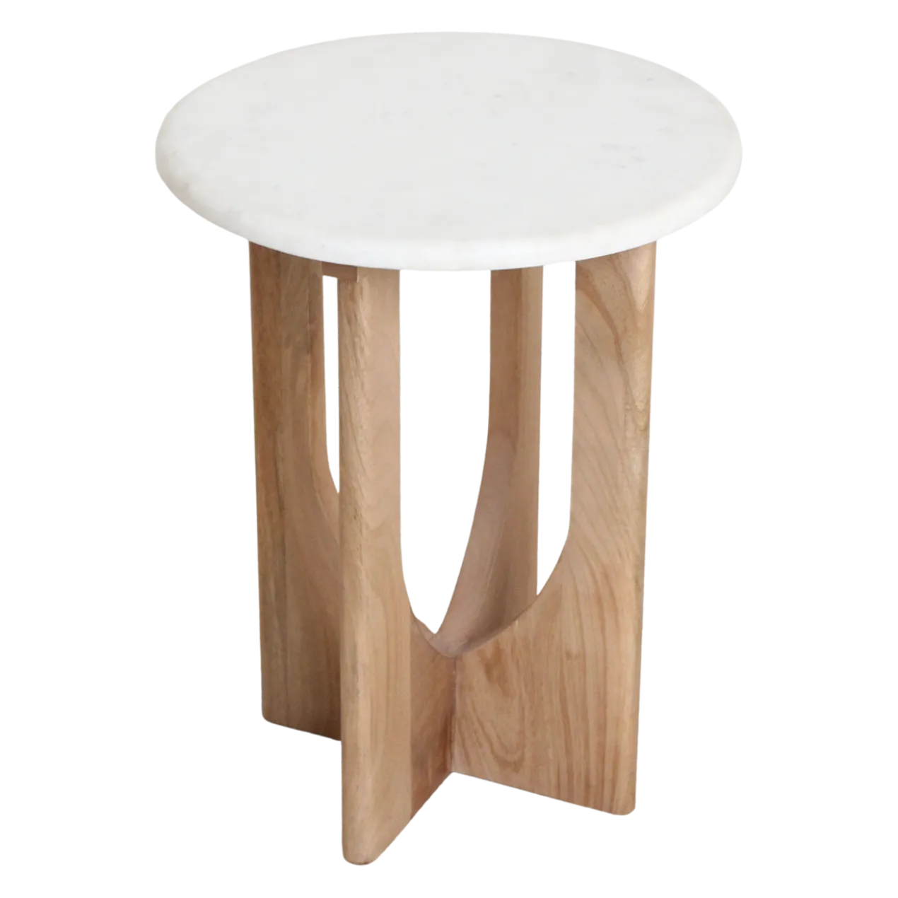 Bijzettafel Marmer Ø30 cm Kuching