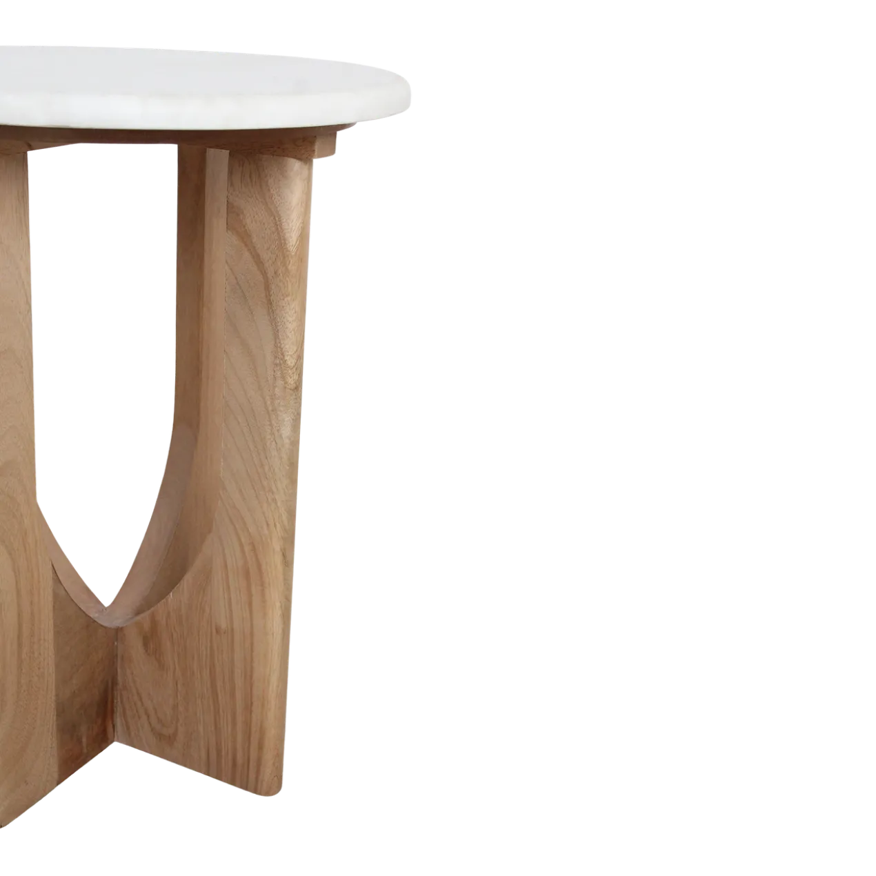 Bijzettafel Marmer Ø30 cm Kuching