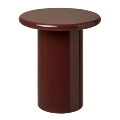 Bijzettafel Nelly rood Ø45 cm