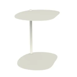 Bijzettafel Orga 40x50 cm wit