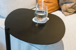 Bijzettafel Orga 40x50 cm zwart