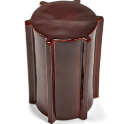 Bijzettafel Pawn 02 dark brown