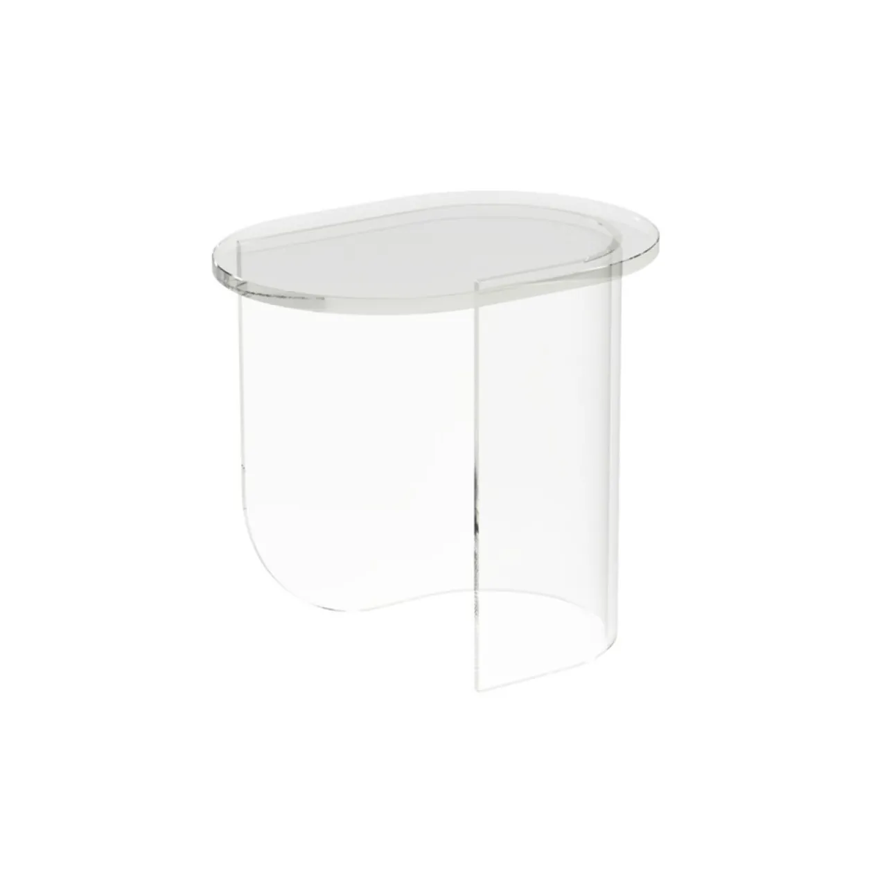 Bijzettafel Plateau glas