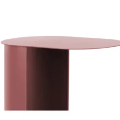 Bijzettafel Riqueza burgundy red - set van 2