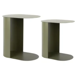 Bijzettafel Riqueza luxury green - set van 2