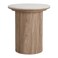 Bijzettafel Ronda bruin Ø45 cm