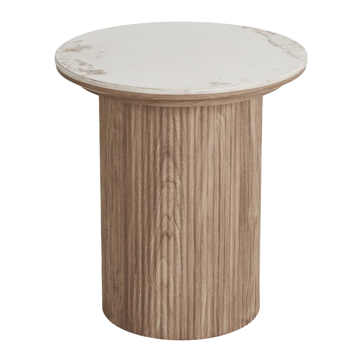 Bijzettafel Ronda bruin Ø45 cm