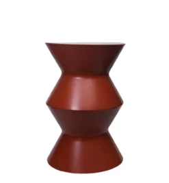 Bijzettafel Sarah rood bruin