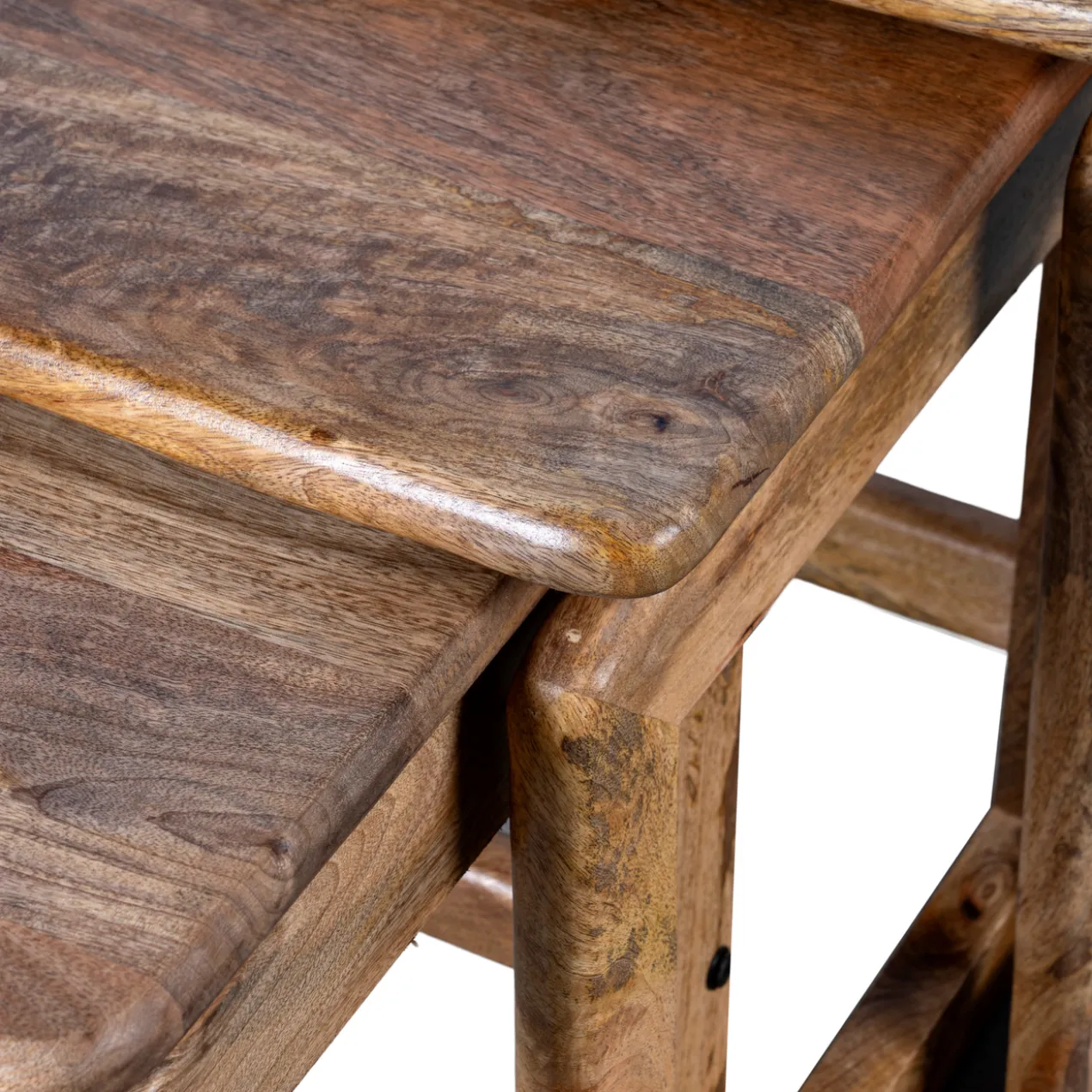 Bijzettafel Zoutelande naturel- set van 3