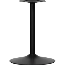 Bistro ronde buisvoet metaal matzwart 72xo54 cm