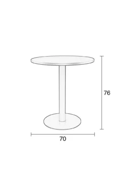 Bistro table metsu green