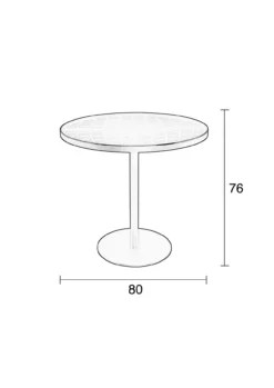 Bistrotafel Albert Garden Zuiver Albert Garden bistrotafel
