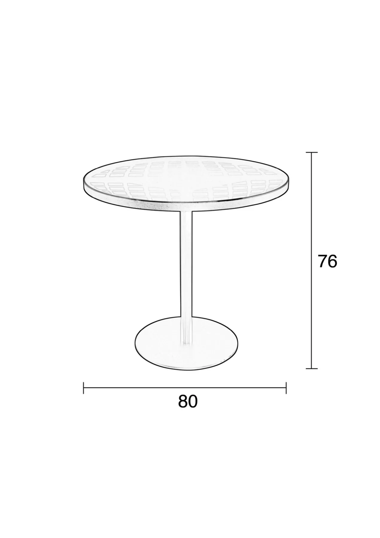 Bistrotafel Albert Garden Zuiver Albert Garden bistrotafel