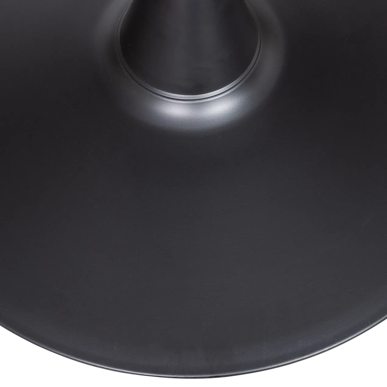 Bistro trompetvoet metaal matzwart 72xo60 cm