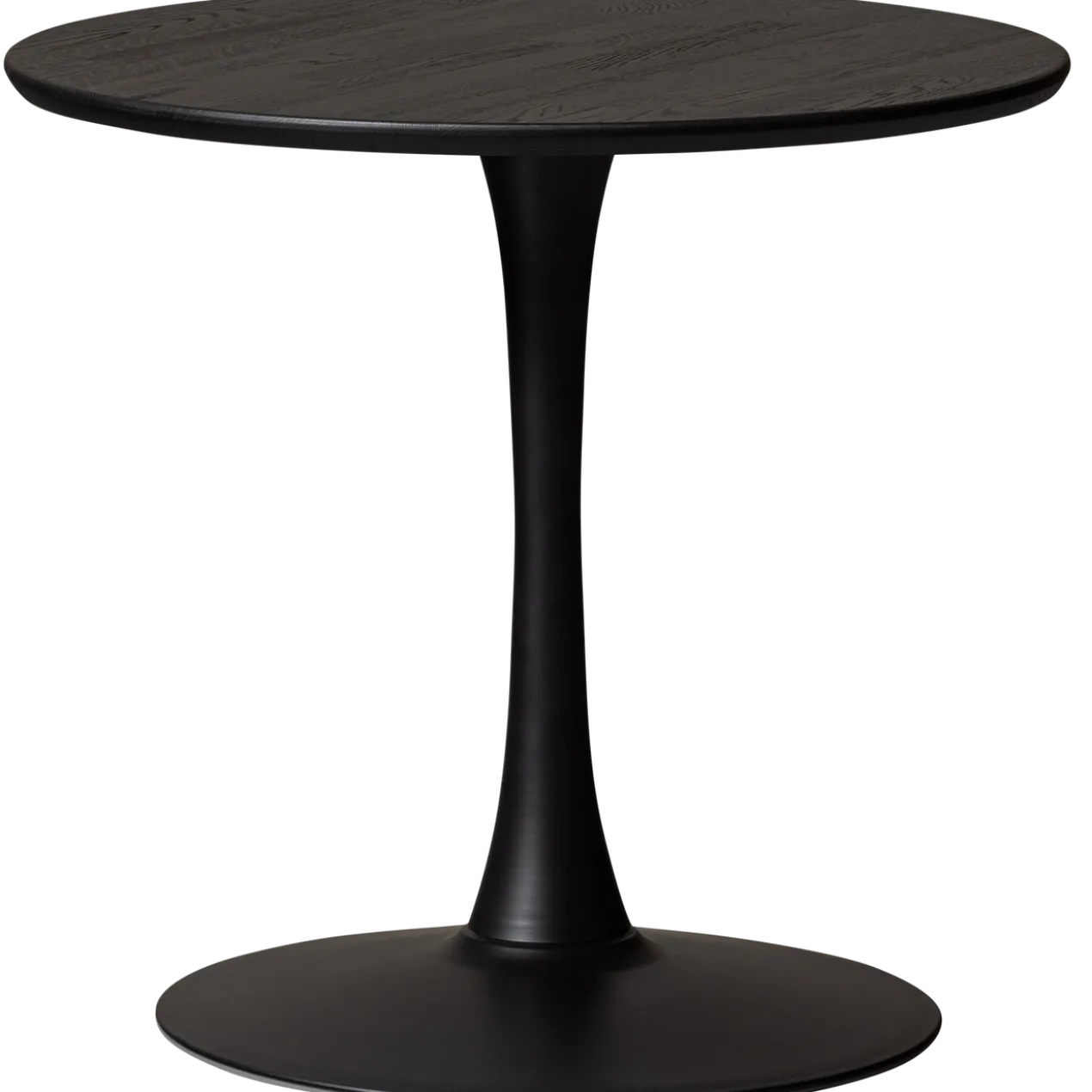 Bistro trompetvoet metaal matzwart 72xo60 cm