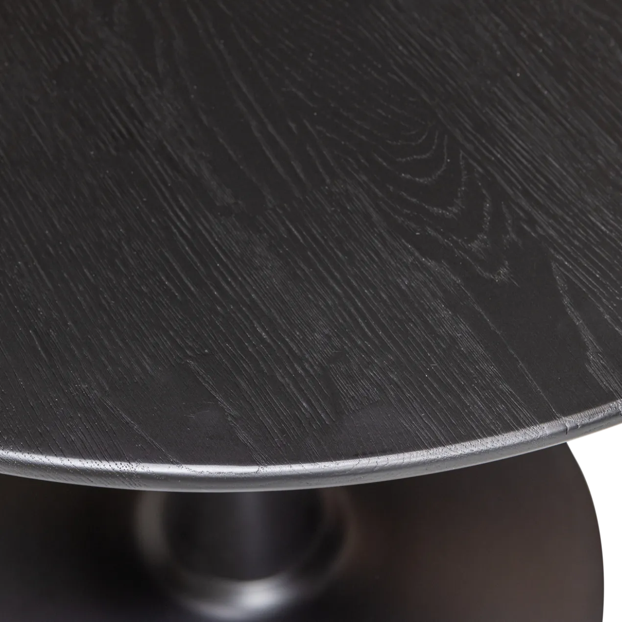 Bistro trompetvoet metaal matzwart 72xo60 cm