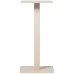 Bistro vierkante bartafel poot metaal dakargrau 105x50x50 cm