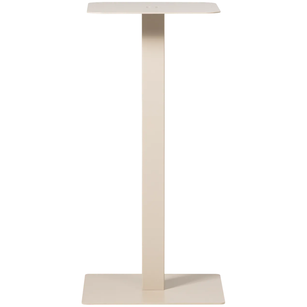 Bistro vierkante bartafel poot metaal dakargrau 105x50x50 cm