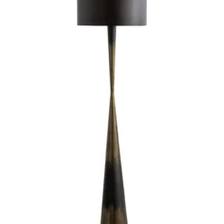 Blackout too staande lamp metaal zwart/messing