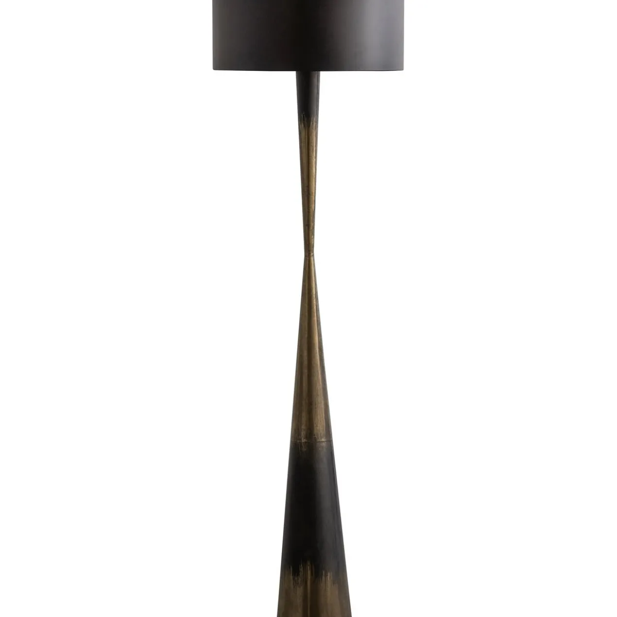 Blackout too staande lamp metaal zwart/messing