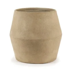 Bloempot Construct 01 brown L