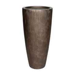 Bloempot Java S Ø38 x H80 cm stripe dark rustic
