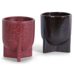 Bloempot Liva bordeaux