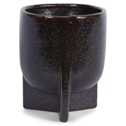 Bloempot Liva dark brown