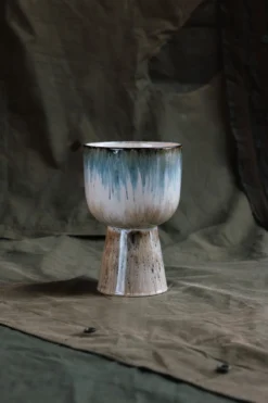 Bloempot Retro glacier