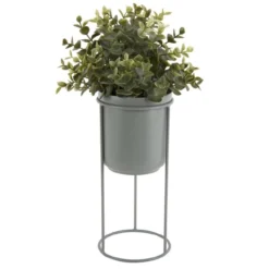 Bloempot Spatial staand L groen