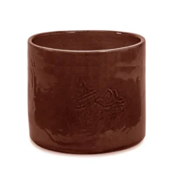 Bloempot Vaso 02 brown H19
