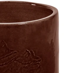 Bloempot Vaso 02 brown H19